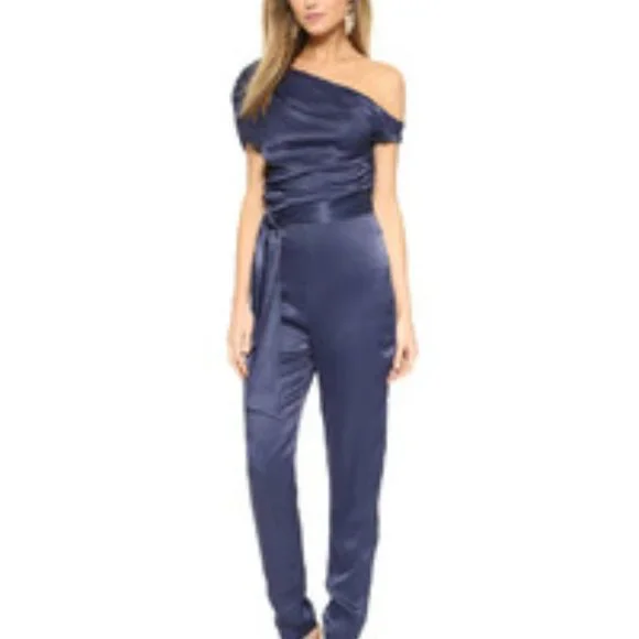 NWT Misha Catarina Navy Pantsuit. SZ M - Picture 1 of 5